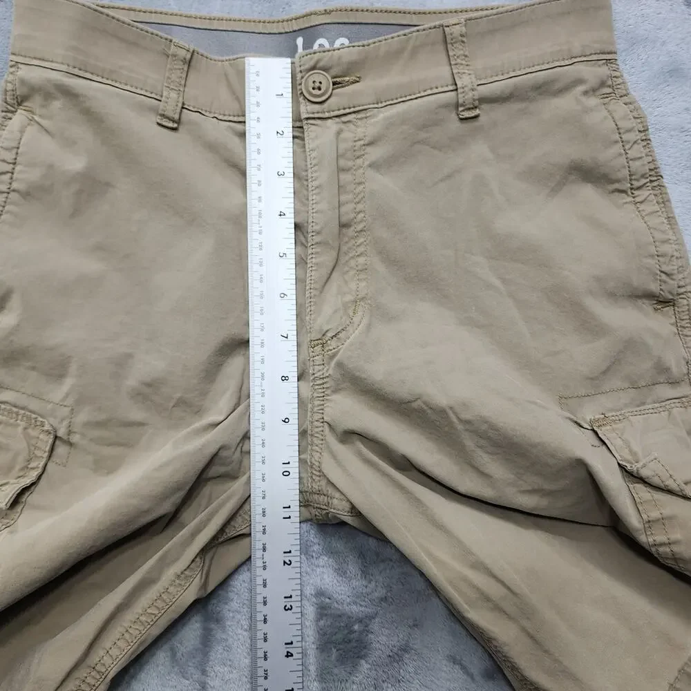 Lee Shorts Mens 30 Tan Hybrid Motion Flex Regular Fit Cargo Stretch‎ Outdoor_9